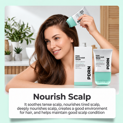 PDRN Brush Hair Serum for Fuller-Looking Roots